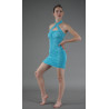 MRC15 - Robe moulante assortiment de couleurs