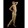 MEP28 - Ensemble  garçon pantalon et haut couleur or