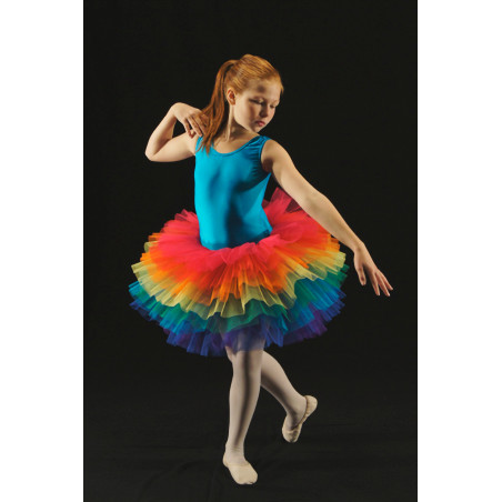 MTC13 - Tutu court boule multicolore