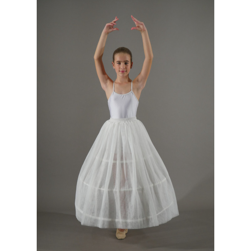 MJL6 - Jupon crinoline blanc MJL6 - Jupon crinoline blanc