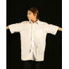 MH12BIS - Chemise blanche à manches courtes