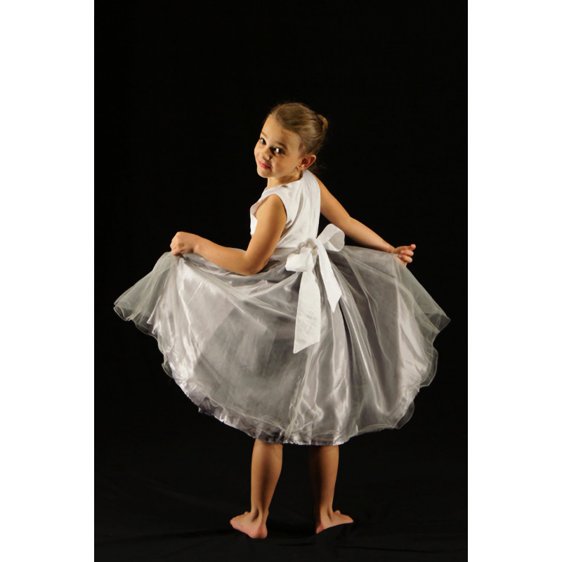 PR2A - Robe grise et blanche PR2A - Robe grise et blanche
