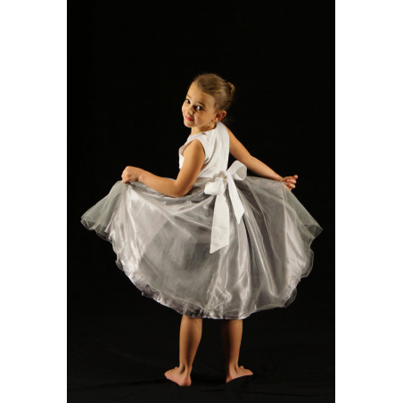 PR2A - Robe grise et blanche