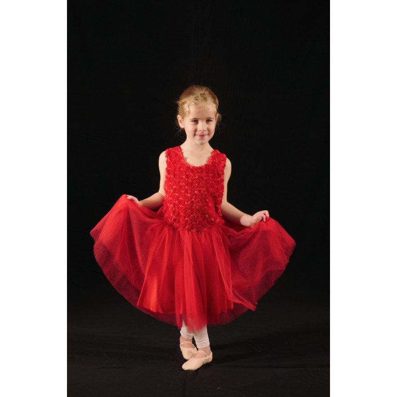PR41B - Robe de princesse rouge PR41B - Robe de princesse rouge