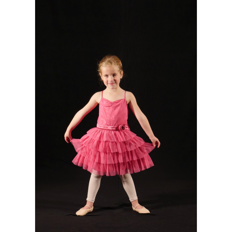 PR41C - Robe de princesse rose fuchsia PR41C - Robe de princesse rose fuchsia