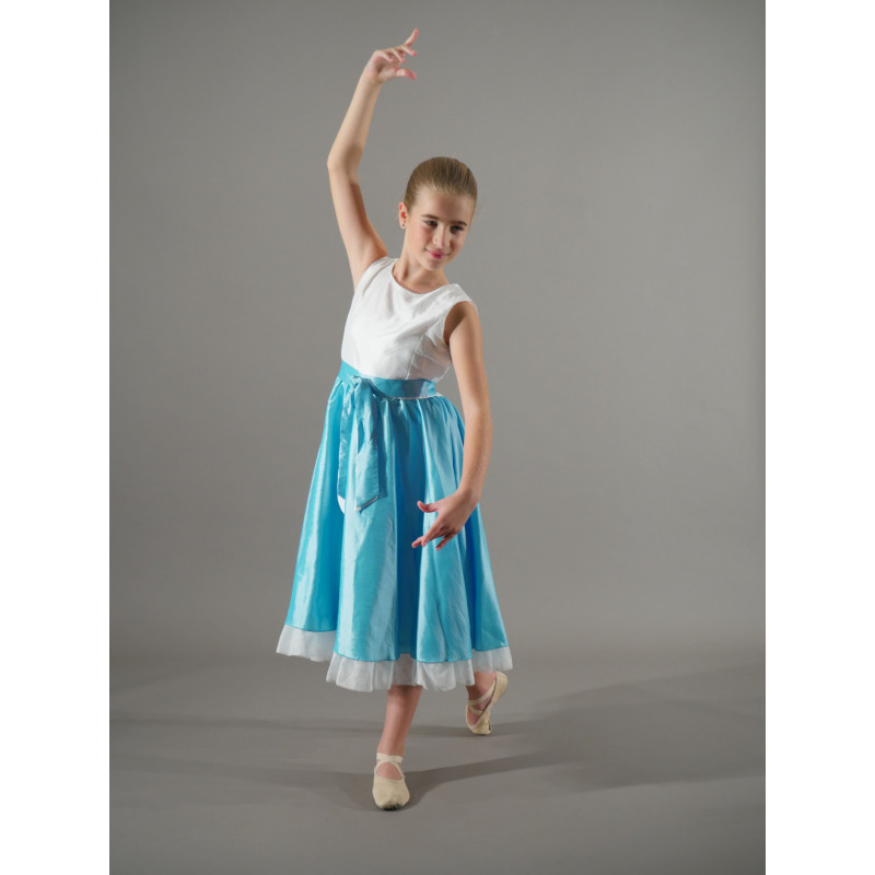 PR1 - Robe bleue et blanche Alice PR1 - Robe bleue et blanche Alice
