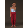 PP4A - Pantalon rouge en lycra mousse