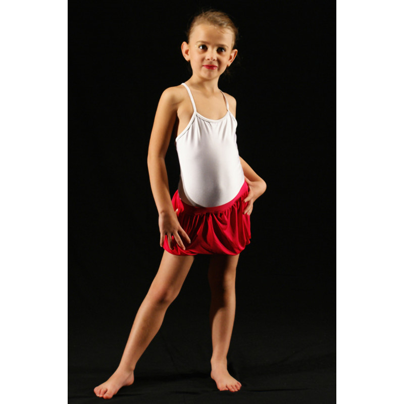 PJ9 - Jupette boule fuchsia en lycra cristal PJ9 - Jupette boule fuchsia en lycra cristal
