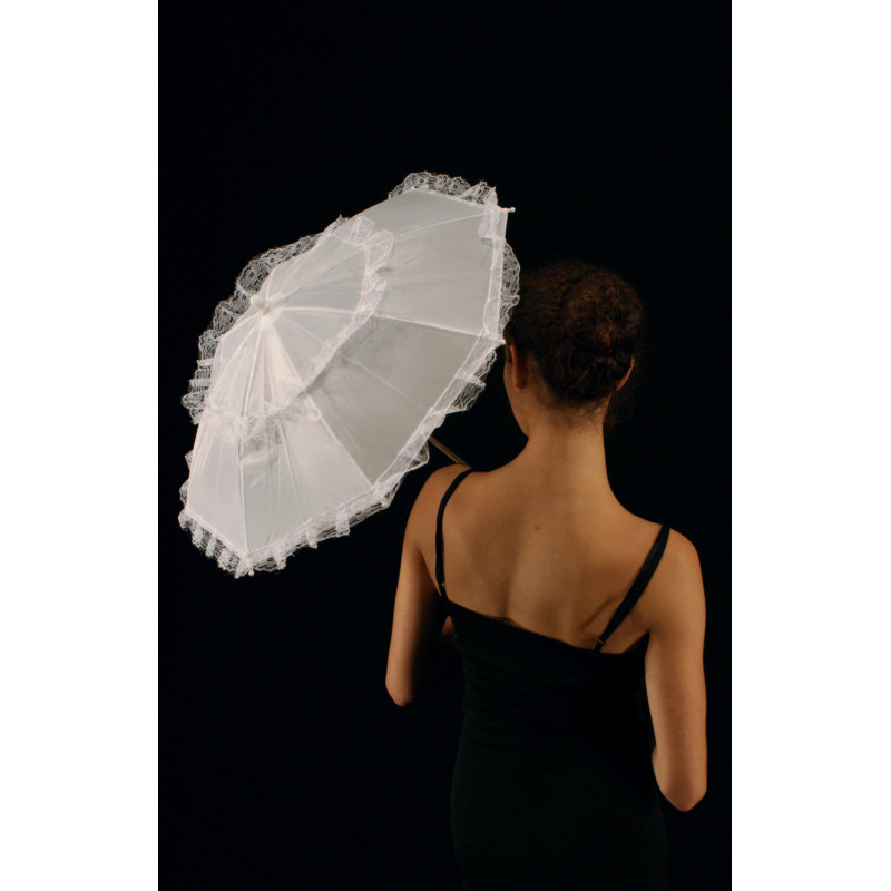 ACCPA6 - Ombrelle blanche ACCPA6 - Ombrelle blanche