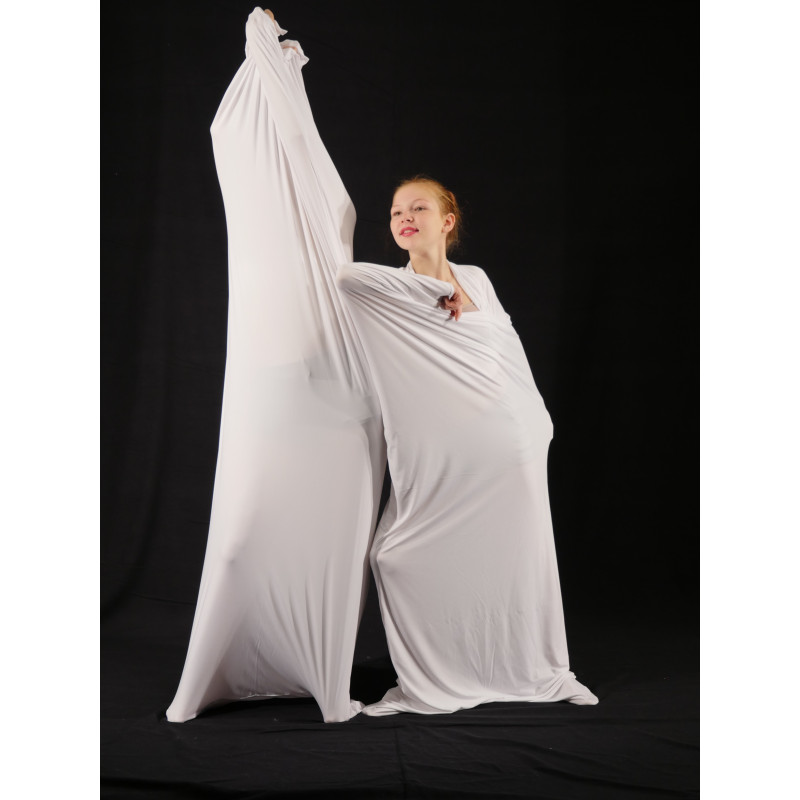 ACCT7 - Tubulaire blanc adultes en lycra ACCT7 - Tubulaire blanc adultes en lycra