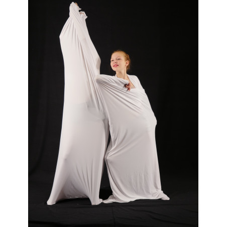 ACCT7 - Tubulaire blanc adultes en lycra