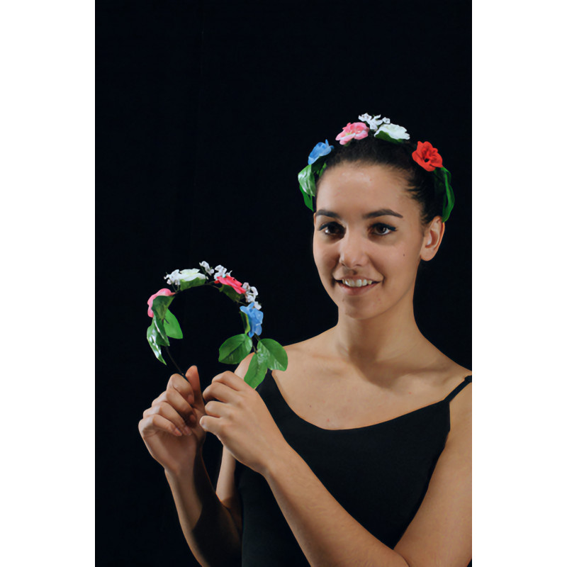 ACC9 - Serre tête métal à fleurs