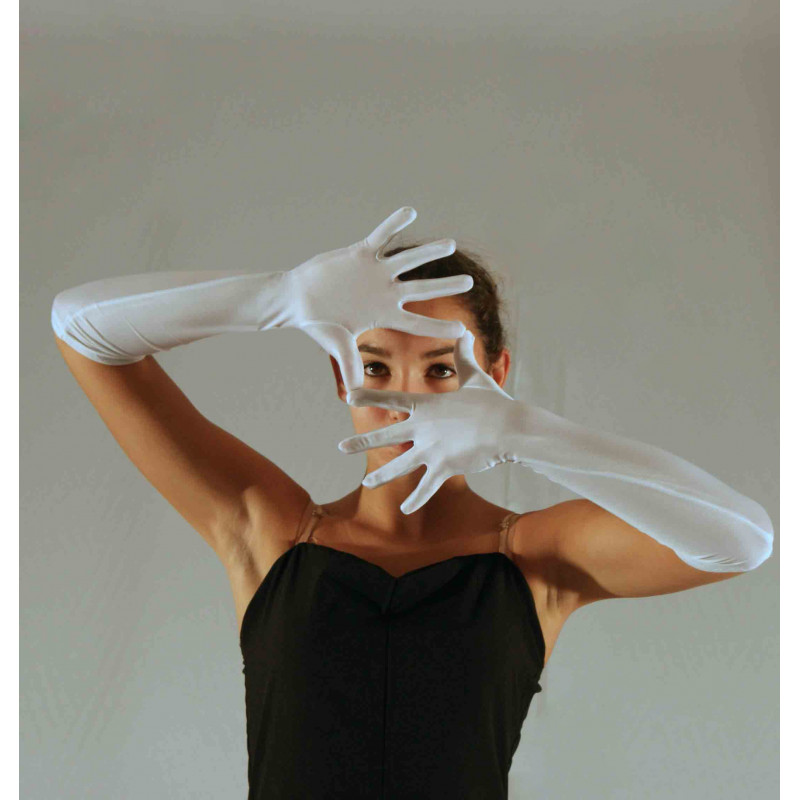 ACCG1A - Gants blancs très longs