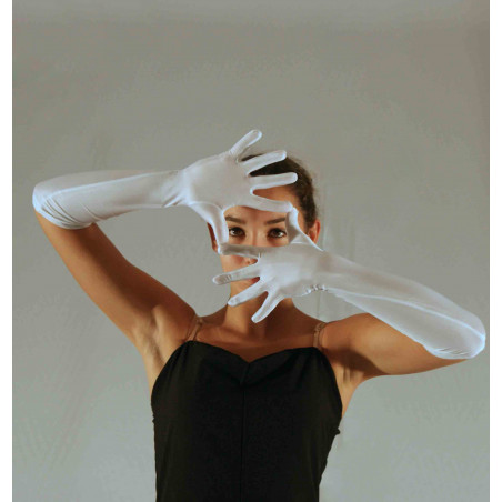 ACCG1A - Gants blancs très longs