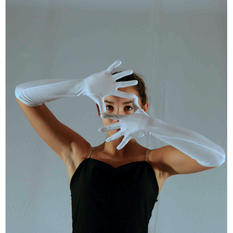 ACCG1B - Gants blancs longs