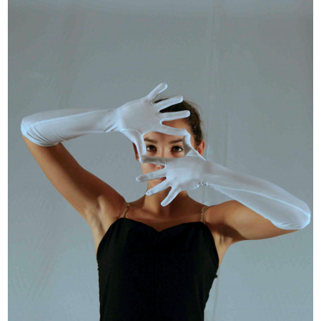 ACCG1B - Gants blancs longs