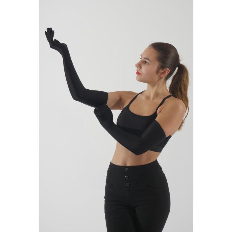 ACCG2A - Gants noirs très longs