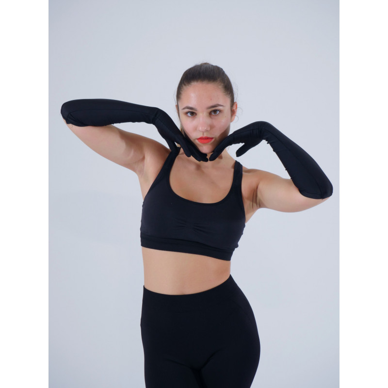 ACCG2B - Gants noirs longs