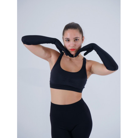 ACCG2B - Gants noirs longs
