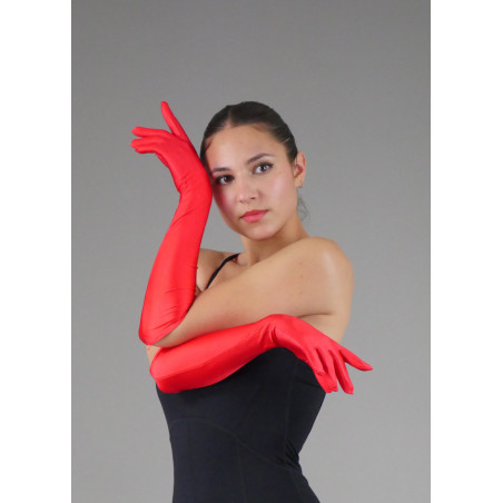 ACCG3 - Gants longs rouges
