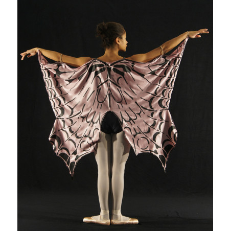 ACCA5A - Ailes de papillons en satin rose pâle
