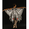ACCA5E - Ailes de papillons en satin blanc
