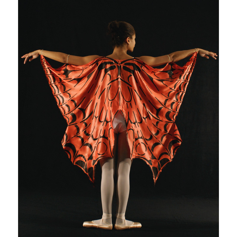 ACCA5F - Ailes de papillons en satin orange