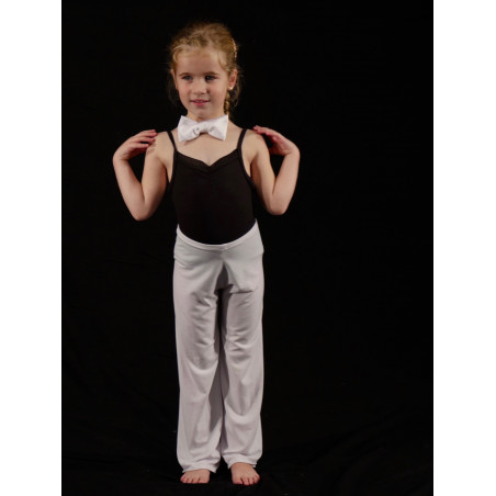 PP5D - Pantalon blanc avec nœud papillon