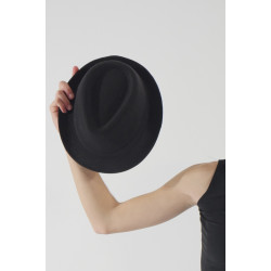 ACCCH16A - Chapeau Borsalino noir