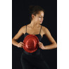ACCCH19B - Chapeau melon rouge pailleté