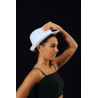 ACCCH17A - Chapeau Borsalino blanc uni