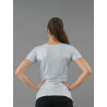 GH38A - TEE-SHIRT ARGENT COL V