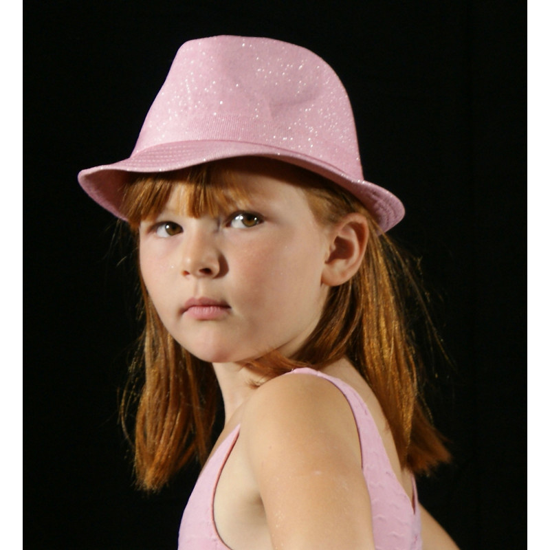 ACCCH4 - Chapeau Borsalino rose ACCCH4 - Chapeau Borsalino rose