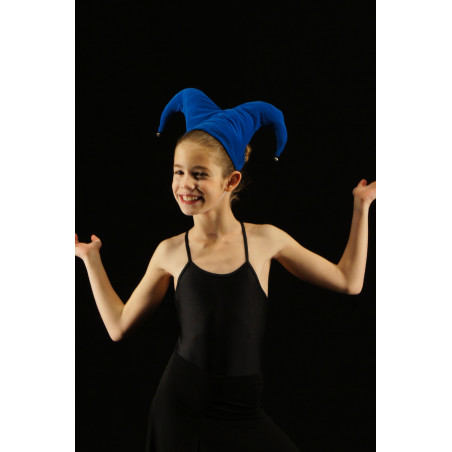 ACCCH31 - Chapeau de bouffon bleu royal