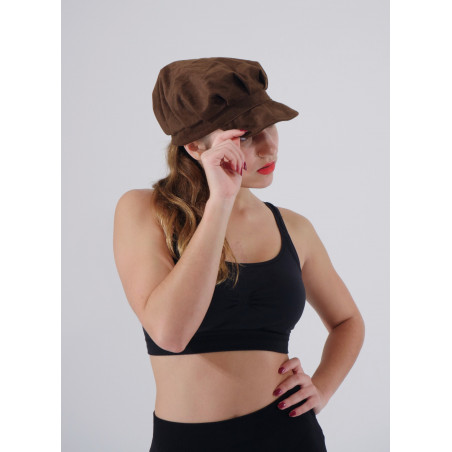 ACCCH11E - Casquette Gavroche marron