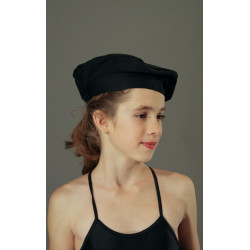 ACCCH12 - Chapeau béret noir