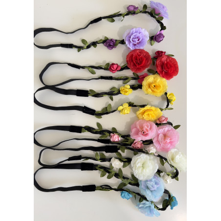 ACC10C - serre tete souple grandes fleurs