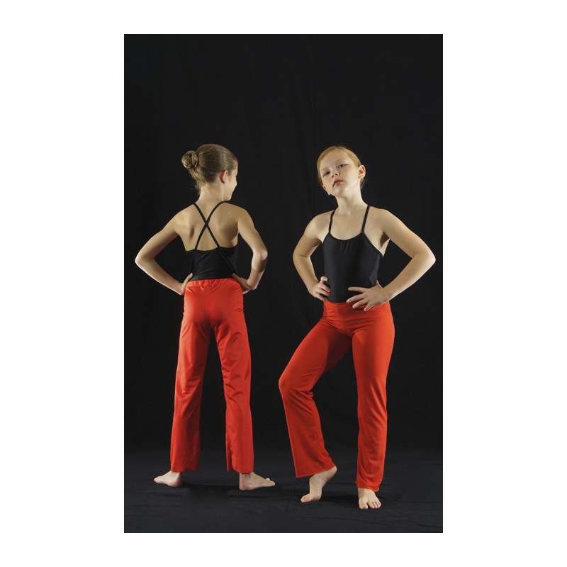 PP3R - Pantalon droit rouge en pitch