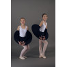 MEJ17 - Ensemble jupe assiette noir et blanc