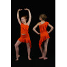 MEJ29A - Ensemble jupe orange