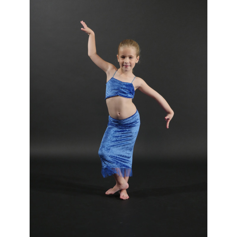 PEJ6 - Ensemble jupe Sirène bleu PEJ6 - Ensemble jupe Sirène bleu