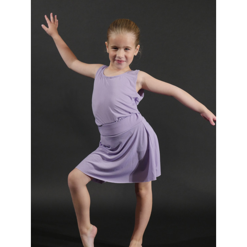 MEJ31B - Ensemble jupette parme MEJ31B - Ensemble jupette parme