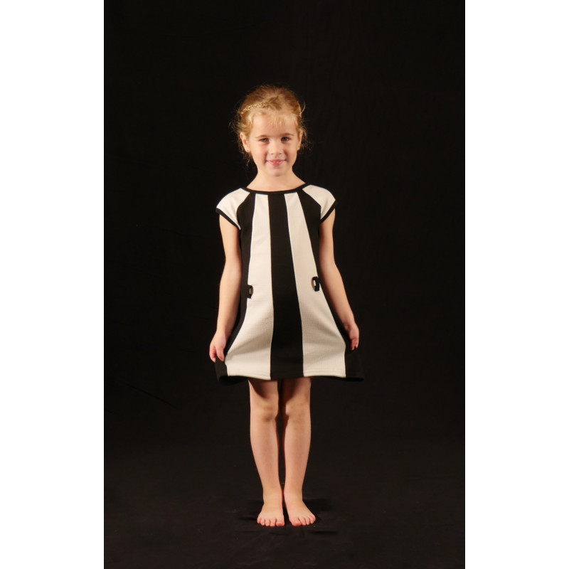 PR40 - Robe ligne noire et blanche PR40 - Robe ligne noire et blanche
