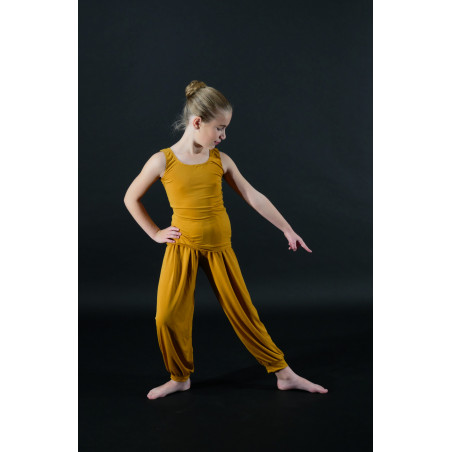 MEP30 - Ensemble sarouel safran avec haut