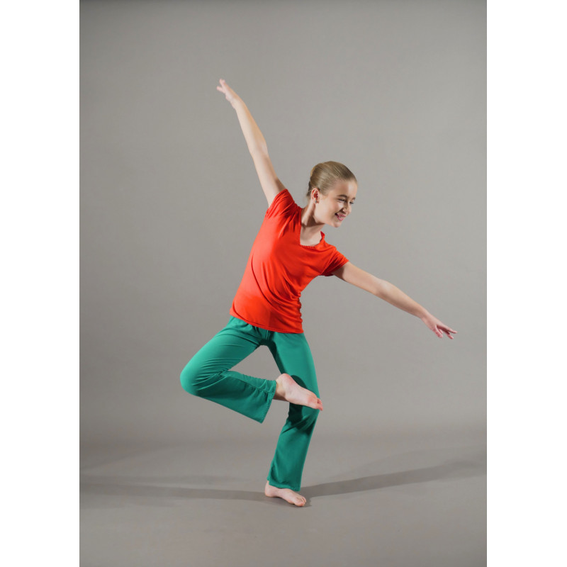 MEP32B - Ensemble pantalon vert avec haut rouge MEP32B - Ensemble pantalon vert avec haut rouge