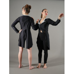 GV17 - Veste queue de Pie noir et argent