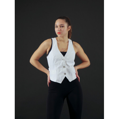 GV8B - Gilet d'homme blanc