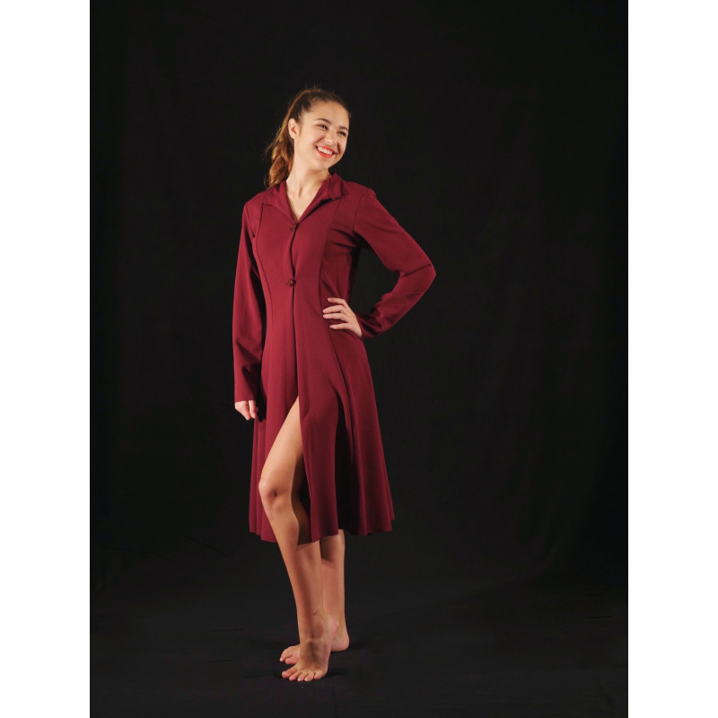 GV5C - Redingote bordeaux GV5C - Redingote bordeaux