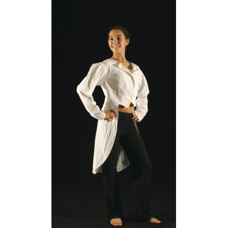 GV1C - Veste queue de Pie blanche