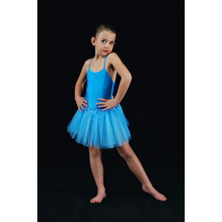 PTC10 - Jupe de tutu bleu turquoise